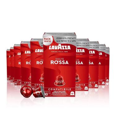 Lavazza Coffee in Qualita Rossa capsules 10pcs 10pcs (100pcs)