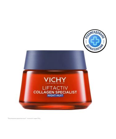 VICHY Liftactiv Collagen Specialist Night Cream for - Buy Online on GoSupps.com