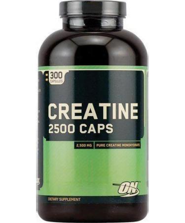Optimum Nutrition Creatine MonohyDrate 2500 Caps 300 capsules