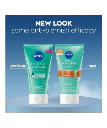Nivea Derma Skin Clear Facial Facial Scrub 150 ml - Buy Online on GoSupps.com
