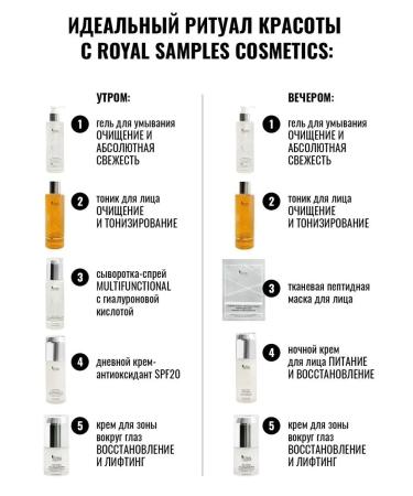 Royal Samples A set of anti -aging fabric facial masks - Buy Online on GoSupps.com