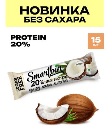 Smartbar Protein bars without sugar "Kosos" 38g x 15pcs
