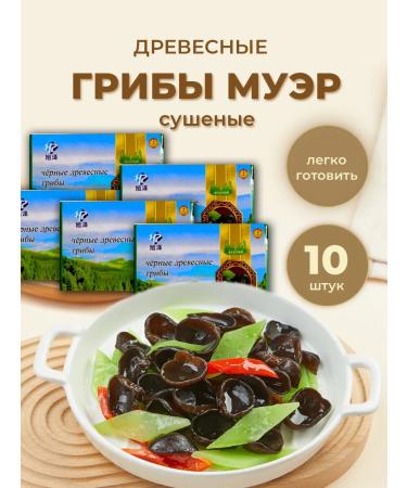 DeliciousChina Wood mushrooms muer dried 10 pcs