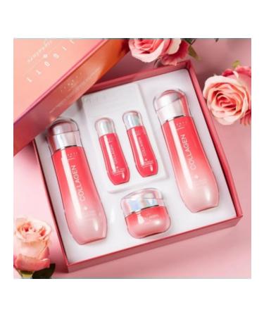 Jigott COLLAGEN face set (toner emulsion cream) - Buy Online on GoSupps.com