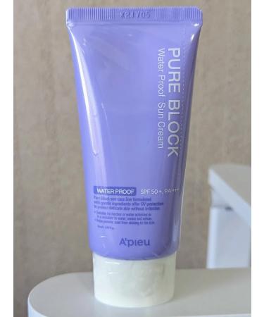 A'PIEU SPF gel - Pure Block Water Proof Sun Cream Cream - Buy Online on GoSupps.com