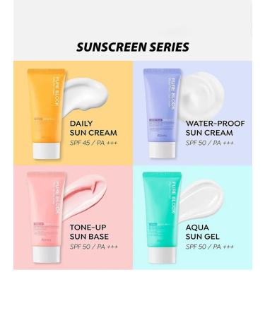 A'PIEU SPF gel - Pure Block Water Proof Sun Cream Cream - Buy Online on GoSupps.com