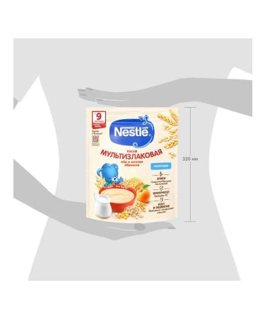 Nestle Porridge milk honey and apricot from 9 months. 200g 3 pcs - Buy Online on GoSupps.com