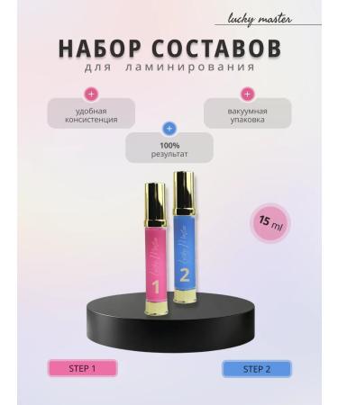 Lucky Master Eyelash lamination compositions