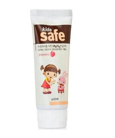 LION Children's Toothpaste "Strawberries" Kids Safe 90 g 3pcs - Buy Online on GoSupps.com