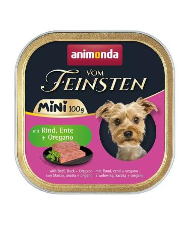 ANIMONDA Vom Feinsten Mini Adult Wet feed for dogs 100g x 16 pcs - Buy Online on GoSupps.com