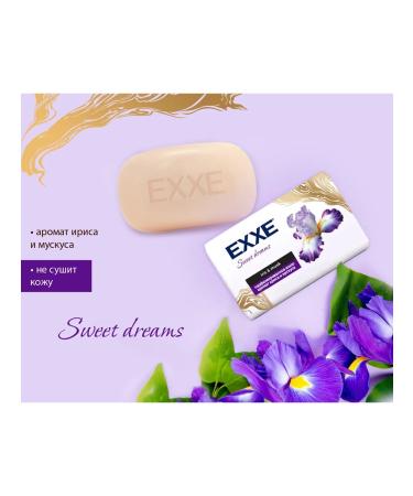 EXE Perfumed toilet soap Iris and musk 140 g * 4 pcs - Buy Online on GoSupps.com
