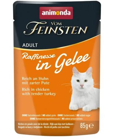 ANIMONDA Vom Feinsten Raffnesse Wet food for cats 85g x 24 pcs - Buy Online on GoSupps.com