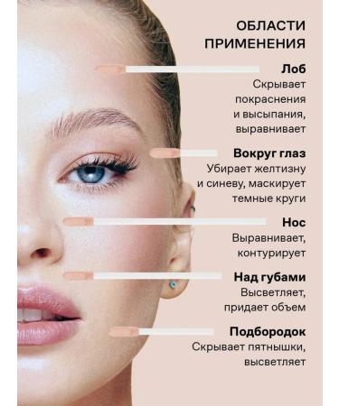 RBG Russian Beauty Guru Liquid refreshing concealer tone 02 beige - Buy Online on GoSupps.com