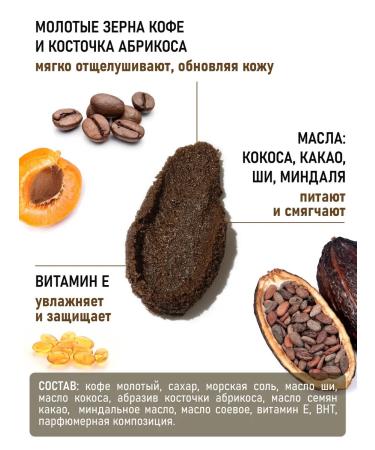 ECOANDVIT A set of body scrubs for coconut and coffee - Buy Online on GoSupps.com