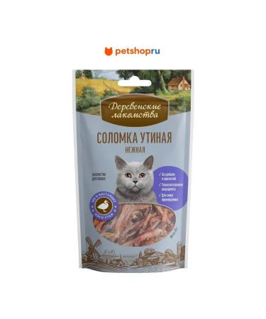 Country delicacies Duck straw tender for cats 45 grams