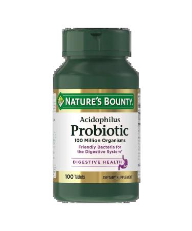 Nature's Bounty Acidophilus probiotic 100 pcs