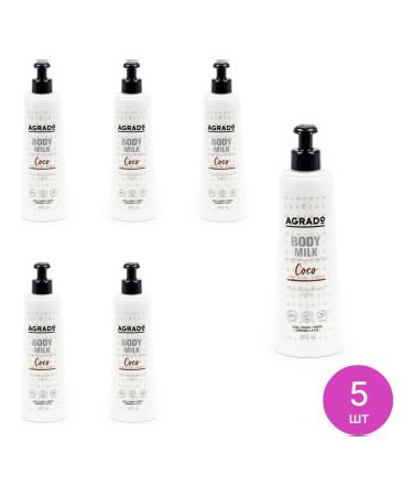 Agrado COCO Moner Moner with Coconut 400ml 5 pcs