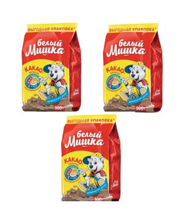 White Bear Granular cocoa drink 500 g 3 pcs