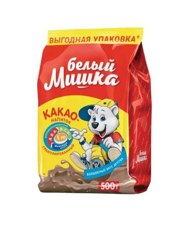 White Bear Granular cocoa drink 500 g 3 pcs - Buy Online on GoSupps.com