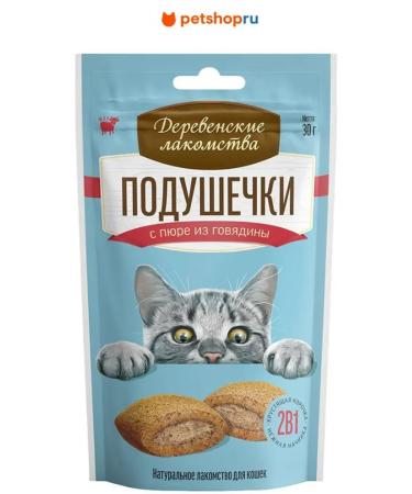 Country delicacies Pugs with puree for cats 30g