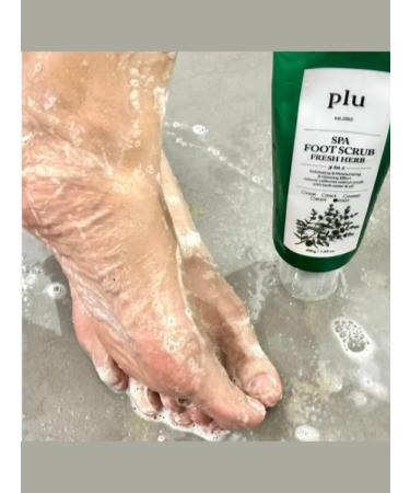 Plus Foot Scrub SPA Foot Scrub Fresh Herb 200g Korea - Buy Online on GoSupps.com