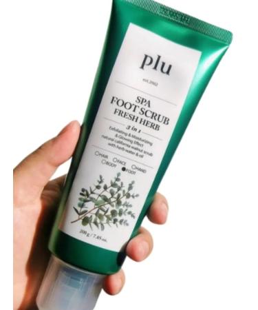 Plus Foot Scrub SPA Foot Scrub Fresh Herb 200g Korea - Buy Online on GoSupps.com
