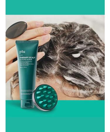 Plus Scrub for scalp + silicone massage brush - Buy Online on GoSupps.com