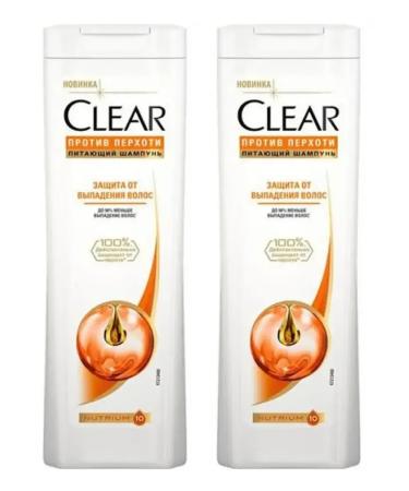 CLEAR VITA ABE Shampoo protection against hair loss 400 ml 2 pcs