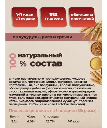 Art Life Porridge of quick preparation with apples - Buy Online on GoSupps.com