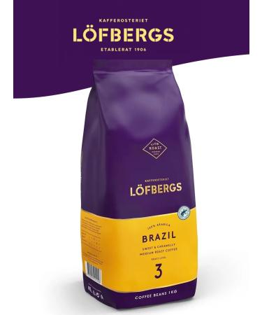 Coffee in Lofbergs Brazil 1 kg - Buy Online on GoSupps.com