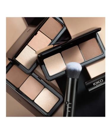 KIKO Milano Podor palette with a highlighter for contouring 01 Contour - Buy Online on GoSupps.com