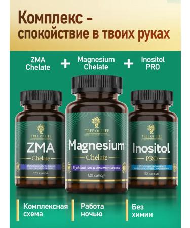 Tree of Life Magnesium Helat with vitamin B6 120 capsules - Buy Online on GoSupps.com