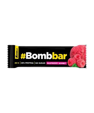 BombBar Bank Raspberry Sorbet 40g - Buy Online on GoSupps.com