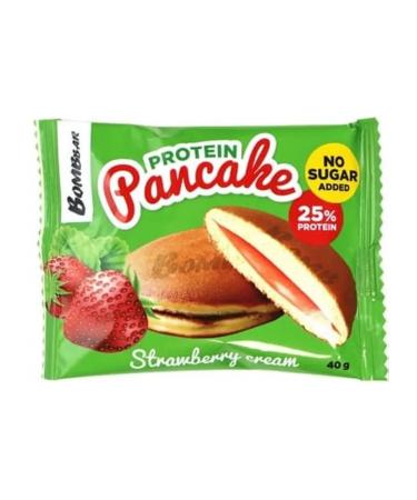 Pankek Pankek BombBar with filling strawberry cream 40g - Buy Online on GoSupps.com