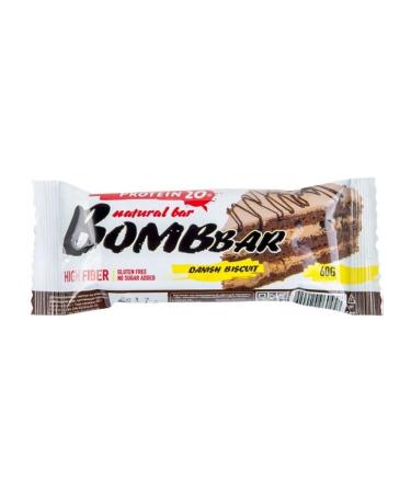 Bombbar protein bush with taste Danish biscuit 60g - Buy Online on GoSupps.com