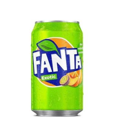 Drink gas fanta exotic aluminum jar 0 33 - Buy Online on GoSupps.com