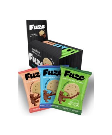 Protein cookies Fuze nut multi -botx 9 pcs - Buy Online on GoSupps.com