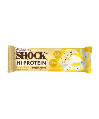 Protein Baton Fitnesshock Lemon-chia glazed 4 - Buy Online on GoSupps.com