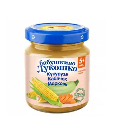 Puree grandmother's cupboard corn zucchini and carrots from 5 months - Buy Online on GoSupps.com
