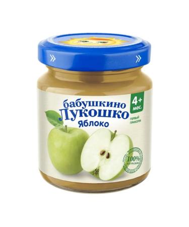 Puree grandmother's basket apple from 4 months 100 g (6 pieces per pack - Buy Online on GoSupps.com