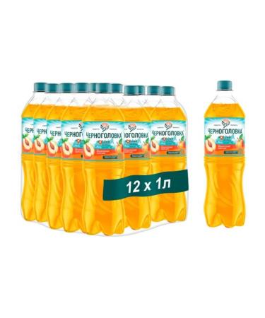 Chernogolovka Lemonade Crimean peach 1 l Pat (12 pieces in the UPA - Buy Online on GoSupps.com