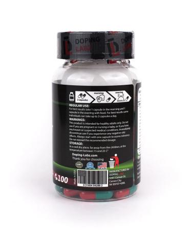 Doping Labz Testo Boost testosterone booster 100 capsules - Buy Online on GoSupps.com