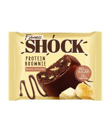 Protein cookies Fitnes ShOSK Brownie Banana 50 g - Buy Online on GoSupps.com