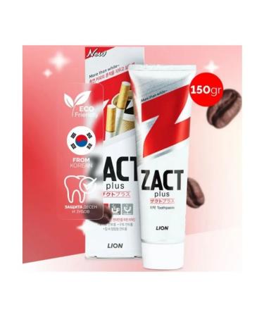 Lion zact toothpaste bleaching 150 g - Buy Online on GoSupps.com