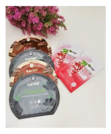 EVEREST Set of cosmetic fabric face masks assorted 6 pcs/Fabric mask for - Buy Online on GoSupps.com