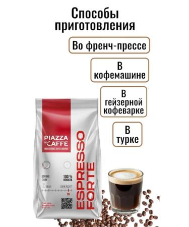 Piazza del Caffe Coffee in Espresso Fort 900g 4pcs - Buy Online on GoSupps.com