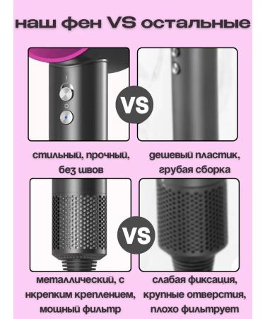 Super hair dryer premium Hair hair dryer Professional Styler 7 in 1 - Buy Online on GoSupps.com