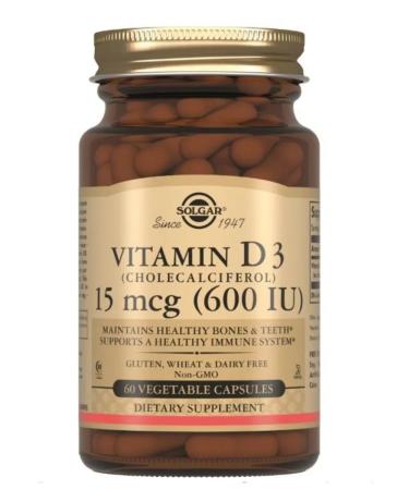 Solgar vitamin D3 600MA Capsules N60 -1UP