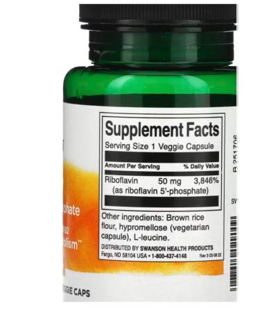 Natrol Riboflavin 5'-phosphate P5P - Buy Online on GoSupps.com