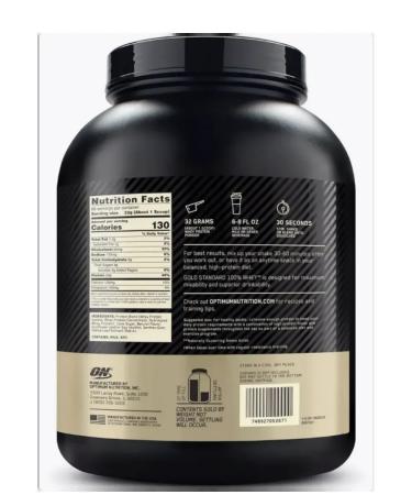 Optimum Nutrition Protein Naturally Flavored 2178 gr vanil - Buy Online on GoSupps.com